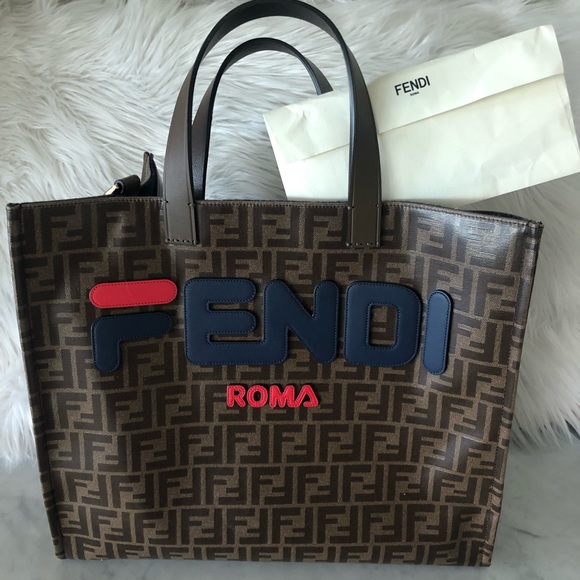 fendi fila shopper